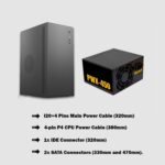 KINGSTER Desktop Computer with Core i5 6th Gen Processor, 16GB RAM, 480GB SSD, Windows 11 and MS Office, Black