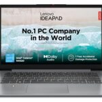 Lenovo IdeaPad 1 Intel Core Celeron N4020 14" HD Thin and Light Laptop (8 GB/256GB SDD/Windows 11 Home/1Yr ADP Free/Cloud Grey/1.3Kg), 82V6005EIN