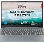 Lenovo IdeaPad Slim 3 12th Gen Intel Core i5-12450H 15.6" (39.6cm) FHD Thin & Light Laptop (16GB/512GB SSD/Win 11/Office 21/Alexa/Backlit KB/1 Yr Warranty + ADP/3 Mon Game Pass/Grey/1.6Kg), 83ER008DIN