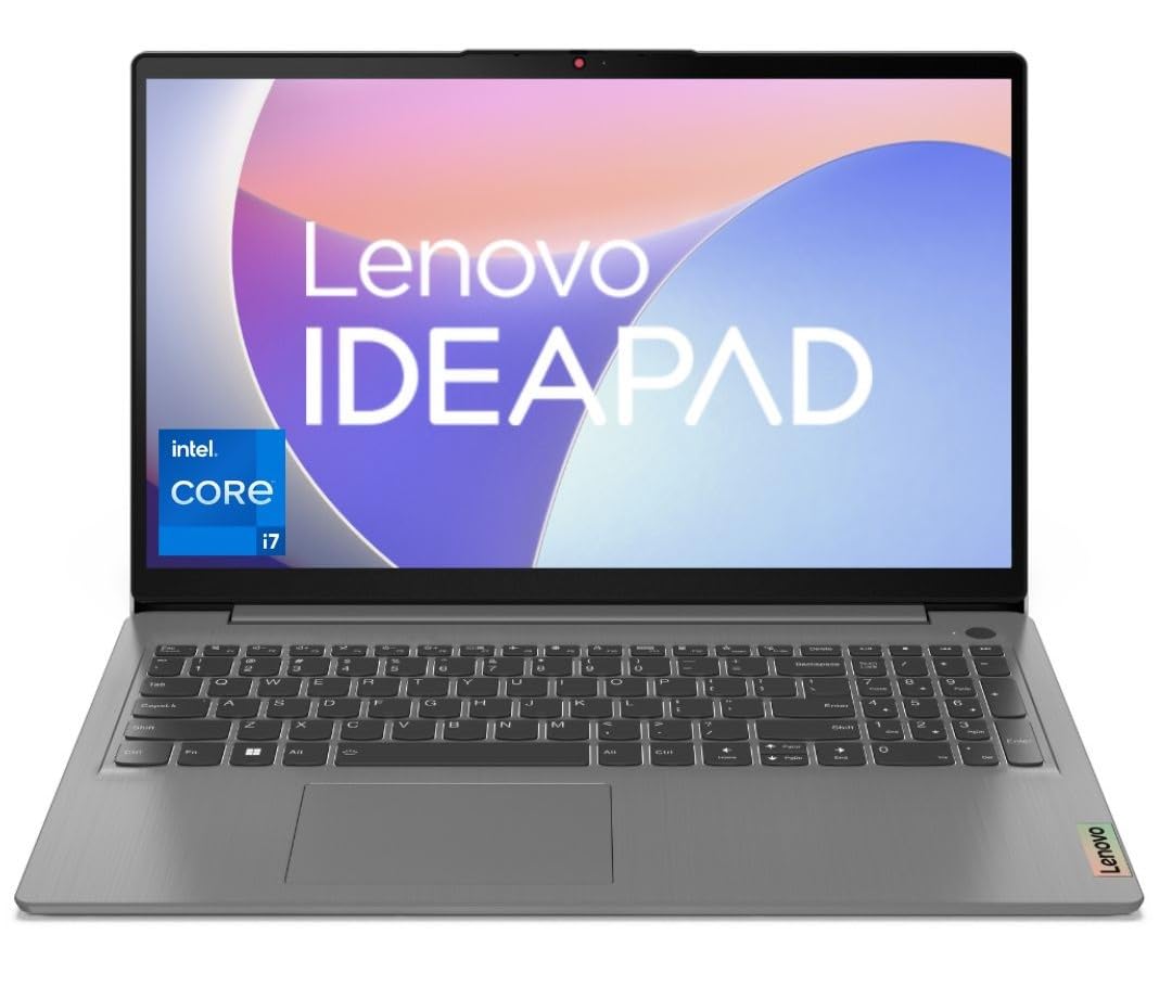 Lenovo IdeaPad Slim 3 Intel Core i7 11th Gen 15.6" (39.62cm) FHD Laptop (16GB/512GB SSD/Win 11/Office 2021/Backlit Keyboard/1 Year ADP Free/Arctic Grey/1.65Kg), 82H803B6IN