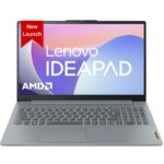 Lenovo Ideapad Slim 3 AMD Ryzen 5 7520U 15.6" (39.6Cm) FHD Thin and Light Laptop (16Gb/512GB SSD/Win 11/Office 2021/Backlit Keyboard/Alexa Built-in/3 Month Game Pass/Arctic Grey/1.62Kg), 82XQ008VIN