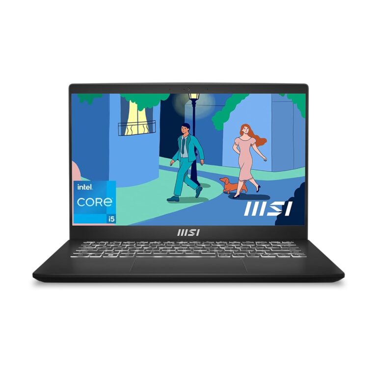 MSI Modern 14, Intel 12th Gen. i5-1235U, 35CM FHD 60Hz Laptop (8GB/512GB NVMe SSD/Windows 11 Home/Intel Iris Xe/Black/1.4Kg), C12M-220IN
