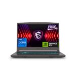 MSI Thin 15, Intel Core i7-12650H, 40CM FHD 144Hz Gaming Laptop(16GB/1TB NVMe SSD/Windows 11 Home/NVIDIA GeForce RTX 3050, Cosmos Gray/1.86Kg), B12UC-1690IN