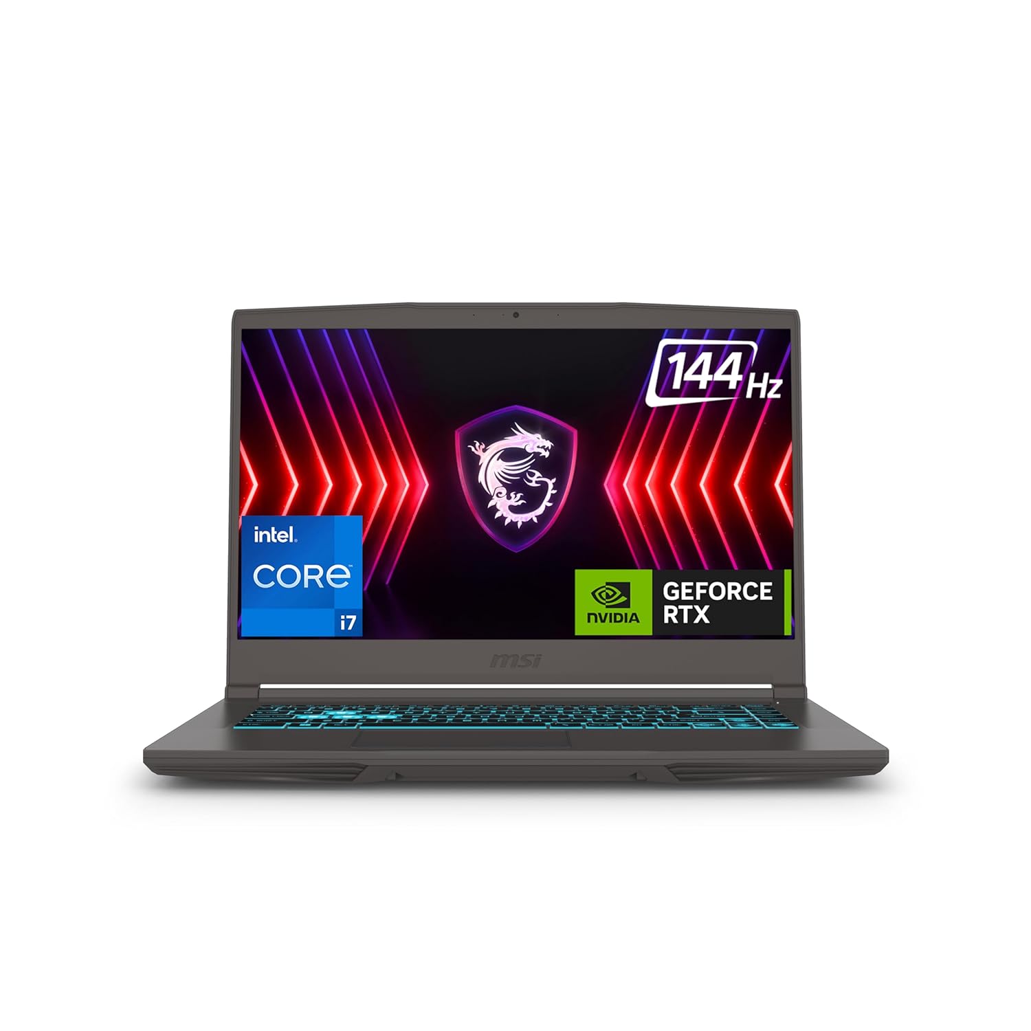 MSI Thin 15, Intel Core i7-12650H, 40CM FHD 144Hz Gaming Laptop(16GB/1TB NVMe SSD/Windows 11 Home/NVIDIA GeForce RTX 3050, Cosmos Gray/1.86Kg), B12UC-1690IN