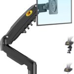 NB North Bayou Monitor Desk Mount Stand Full Motion Swivel Monitor Arm with Gas Spring for 17-30''Computer Monitors(Within 4.4lbs to 19.8lbs) F80