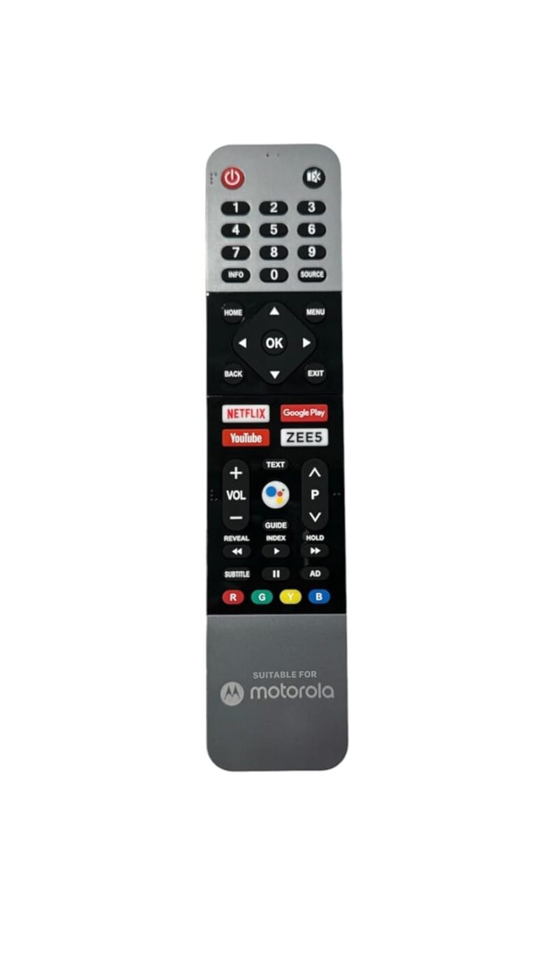 Neuronmart®Voice Remote Compatible with Motorola Smart LED TV Remote Control (ZEE5 Function) (ASSITANT Voice Working) Pairing Must