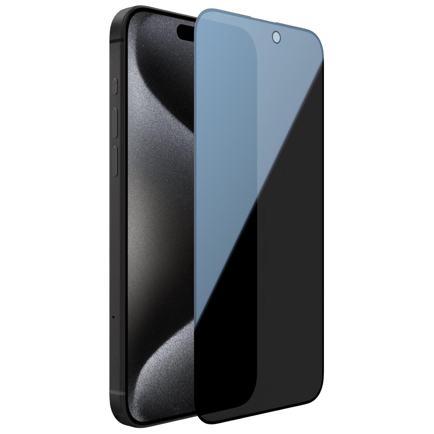 Nillkin Tempered Glass for Apple iPhone 15 Pro Max (6.7" Inch) 3D Guardian Full coverage Privacy Edge to Edge Glass 0.33mm Black