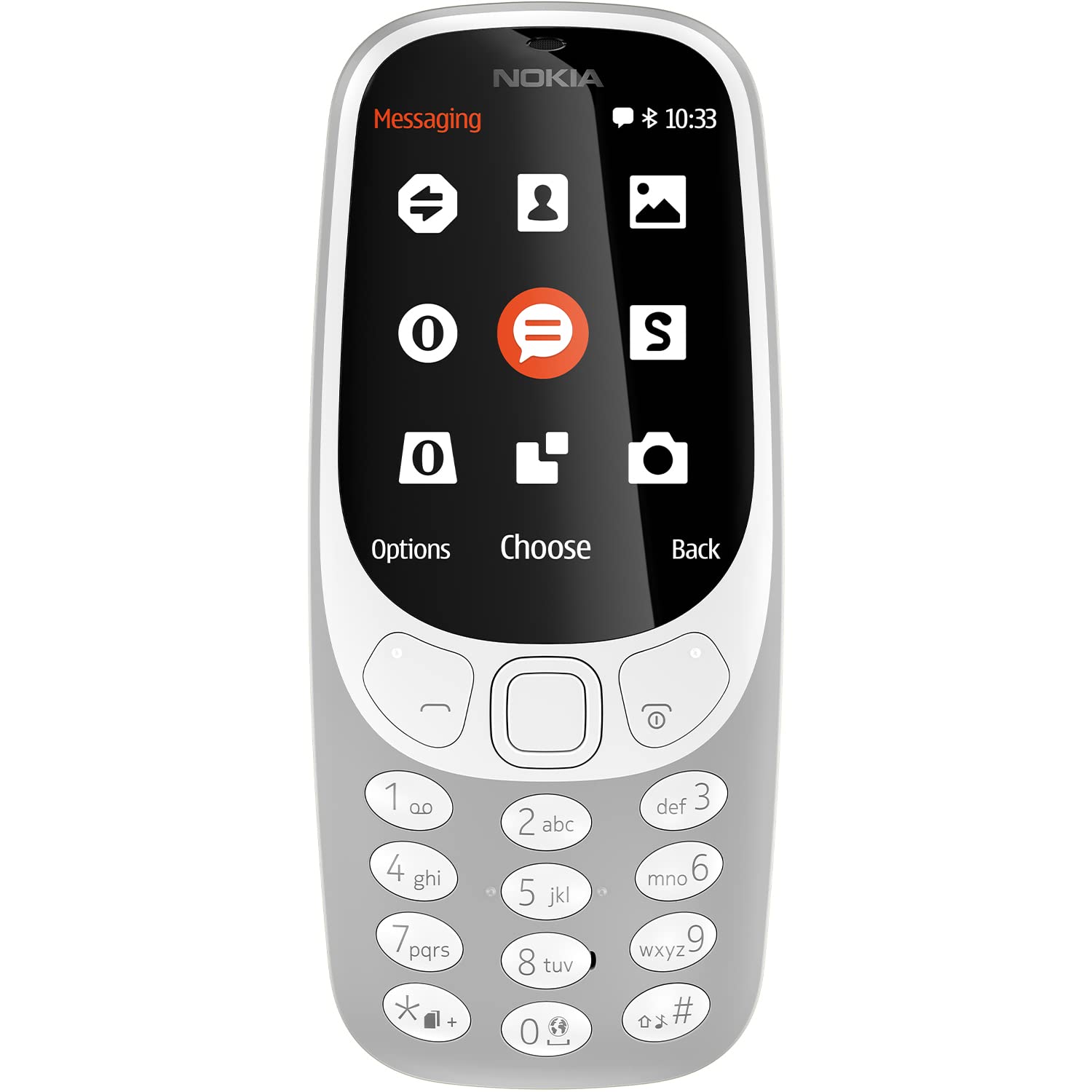 Nokia 3310 Dual SIM Keypad Phone with MP3 Player, Wireless FM Radio and Rear Camera | Grey