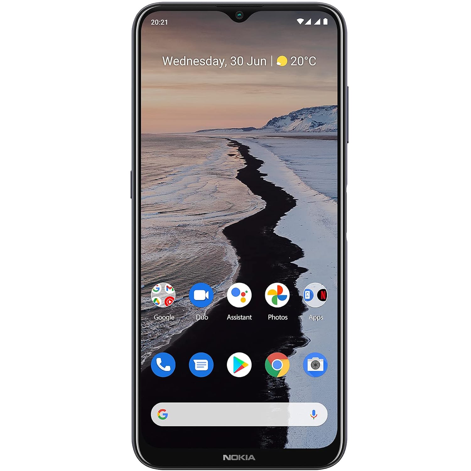 Nokia G10, 6.5" (16.51 cm) HD+ Screen, 5050 mAh Battery, Triple Camera, 4 + 64GB Memory (Dark Blue)