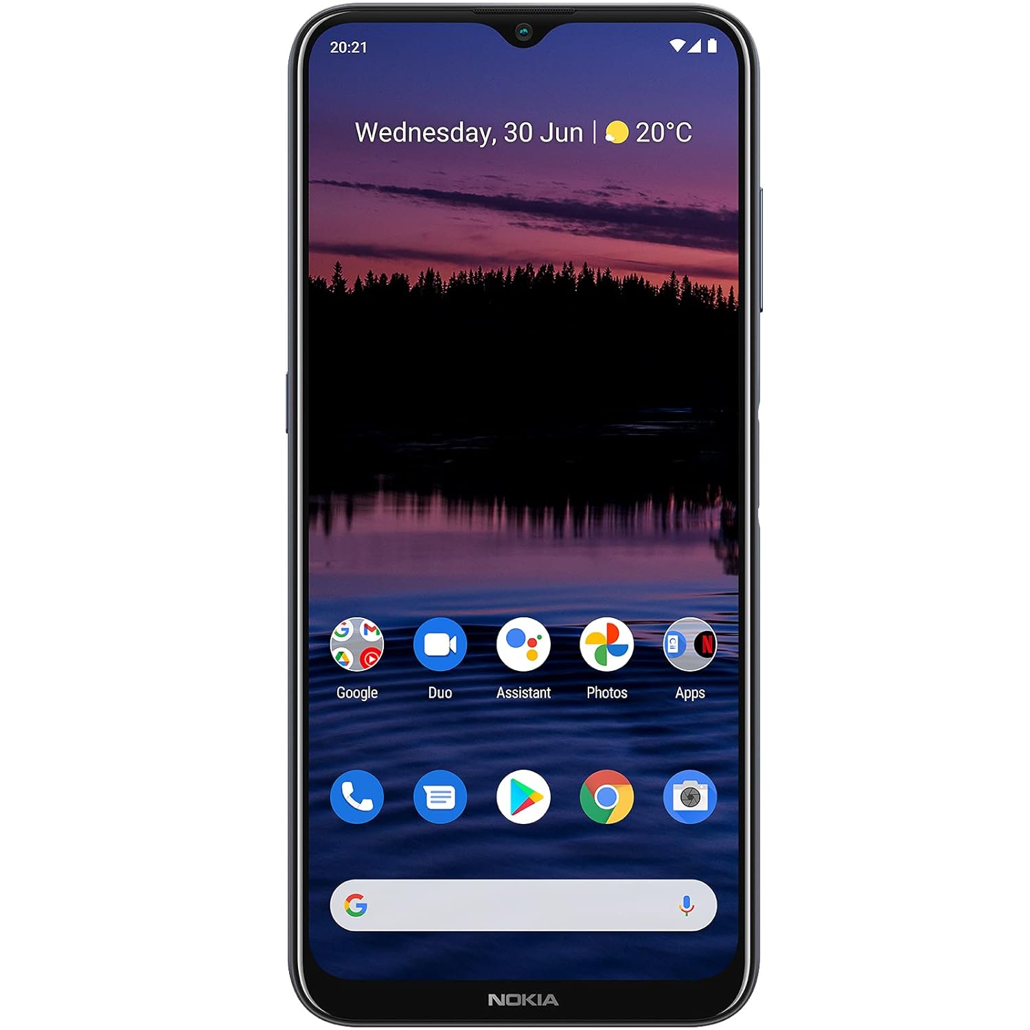 Nokia G20, 48MP Quad Camera, 5050 mAh Battery, 6.5" HD+ Screen, 4 + 64GB Memory (Blue)