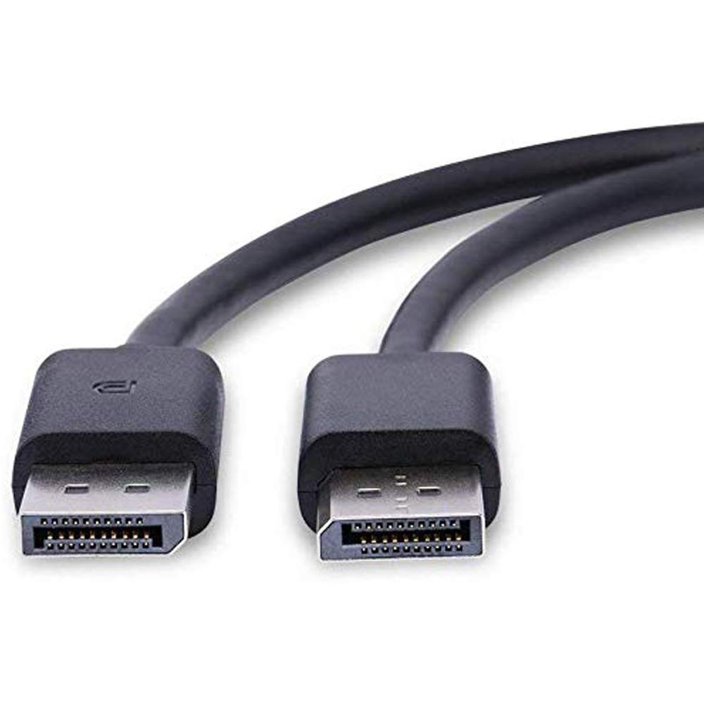 OXYURA 4K Resolution Displayport DP to DP Displayport Cable for Monitor, Personal Computer, Laptop, Projector (Black, 1.5m)