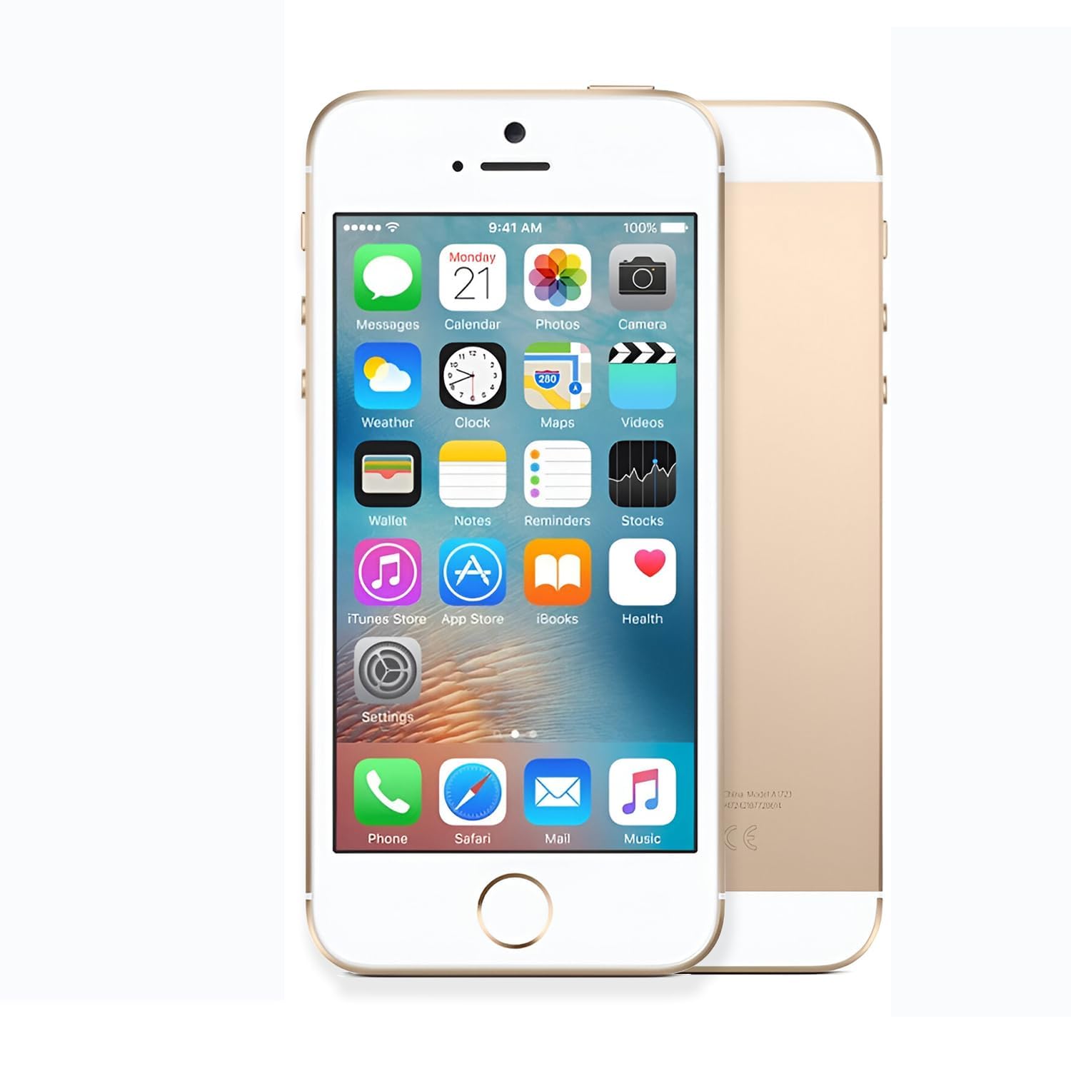 Original Smartphone Compatible with Apple iPhone 5SE 16GB Gold, (1st Generation with 1-Year Warranty) (16, Gold, Unboxed)