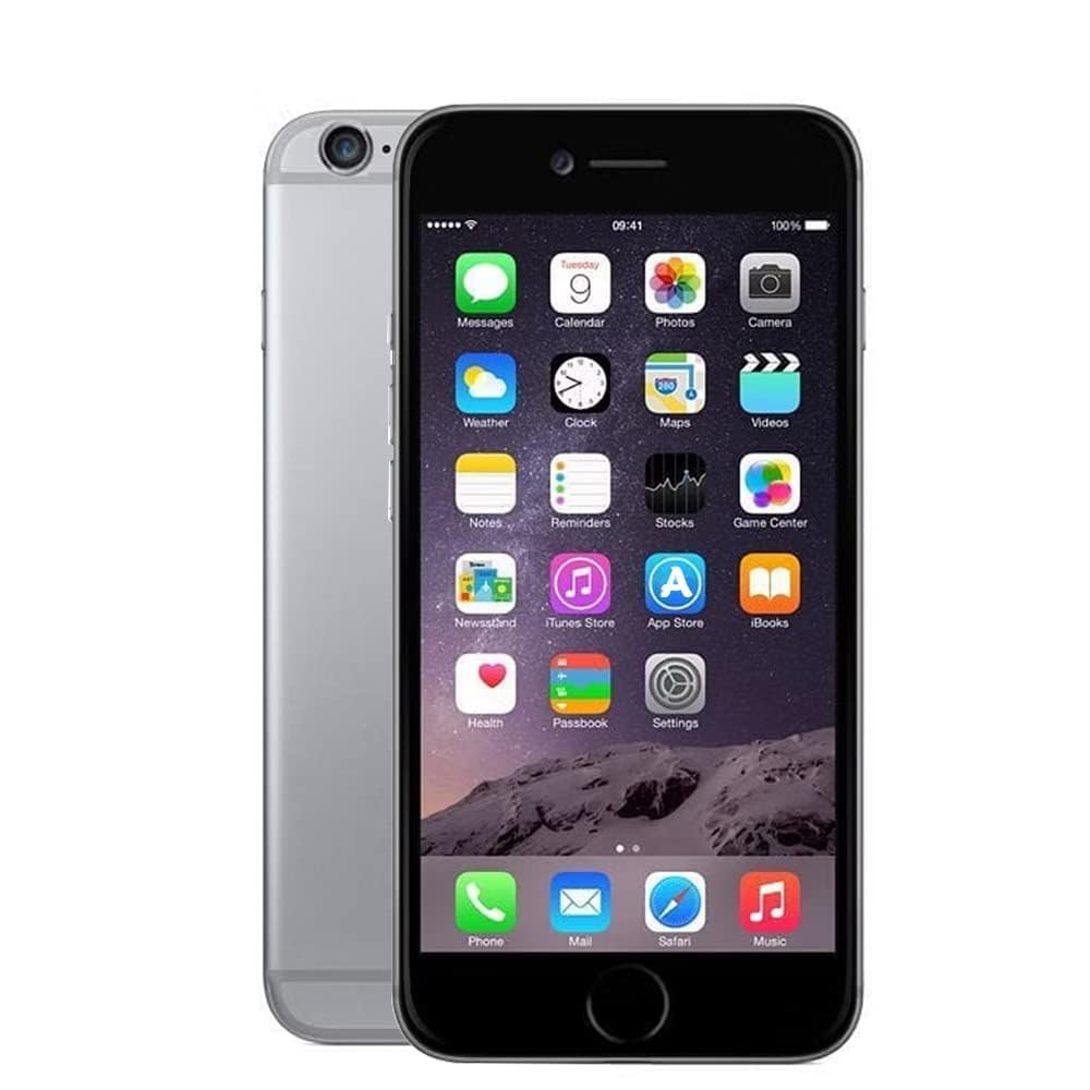 Original Smartphone Compatible with Apple iPhone 6 Grey (64GB Storage with 1-Year Warranty)
