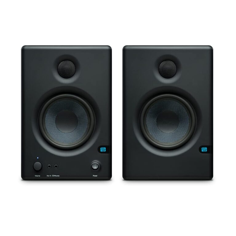 PreSonus Eris E4.5 2-Way 4.5" Near Field Auxiliary Studio Computer Monitor (Pair, Black)