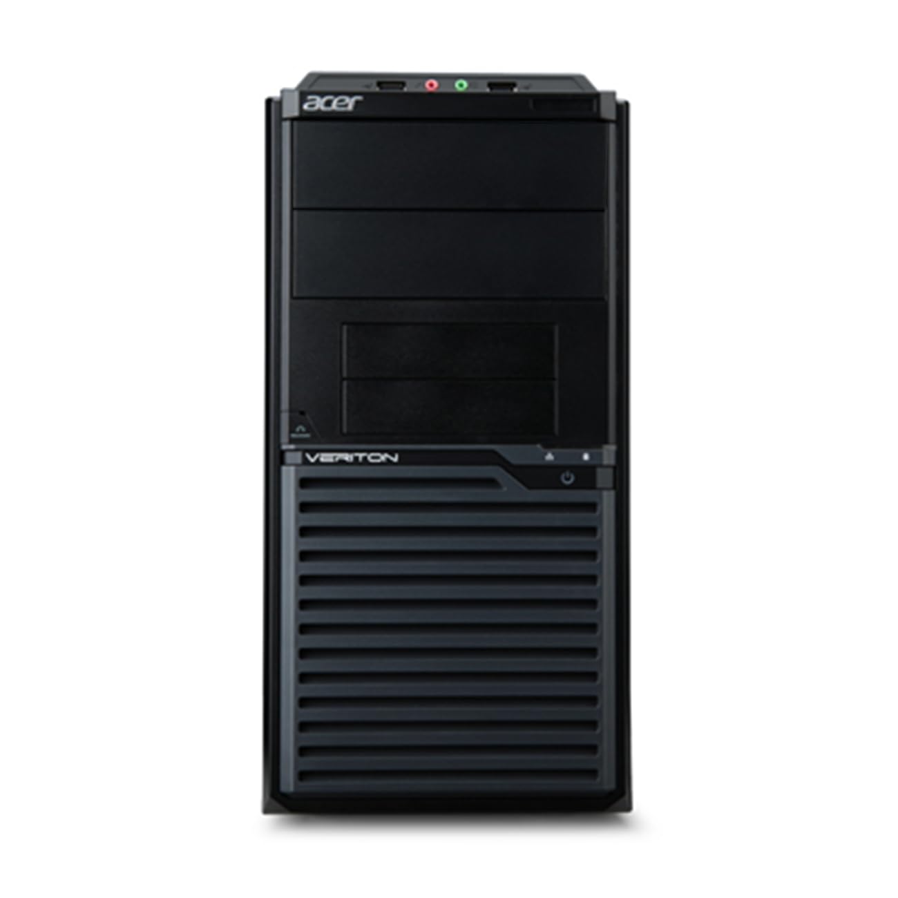 (Refurbished) Acer Veriton Desktop Computer PC (AMD A8 Processor, 16 GB RAM, 256 GB SDD, Windows 10 Pro, MS Office, AMD Radeon HD Graphics, USB, VGA), Black