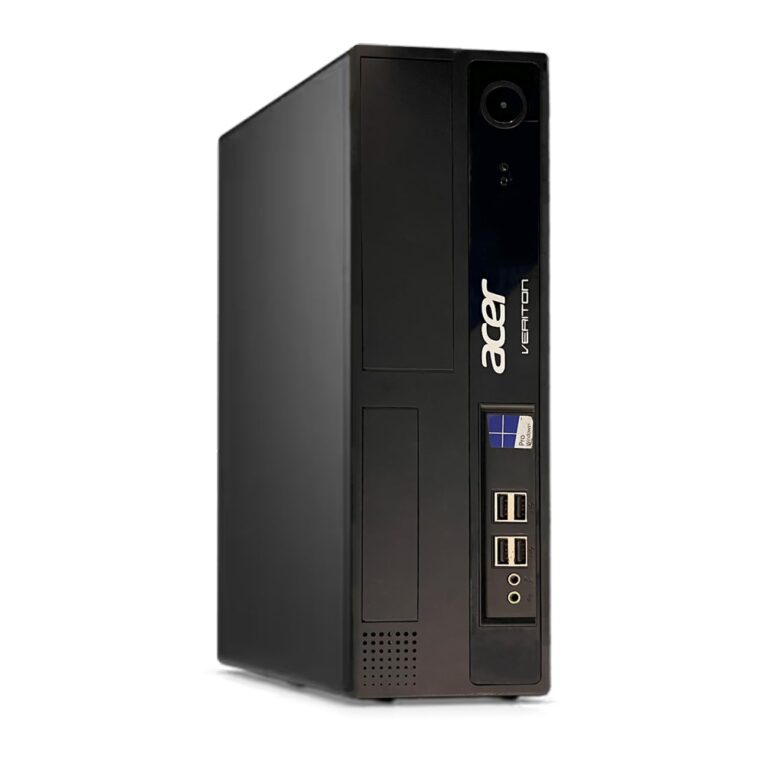 (Refurbished) Acer Veriton Desktop Computer PC (Intel i5 4th Gen, 8 GB RAM, 256 GB SSD, Windows 10 Pro, MS Office, Intel HD Graphics, USB, VGA), Black