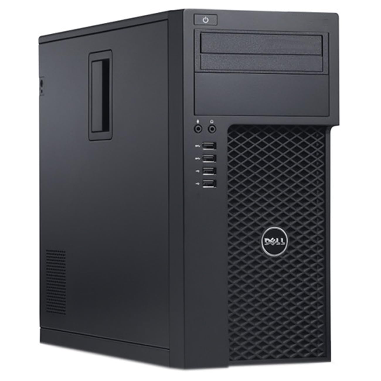 (Refurbished) Dell Precision High Performance Quad-Core Desktop Computer PC (Intel Xeon E3, 16 GB RAM, 256 GB SSD, Intel HD + NVIDIA Quadro Graphics, Windows 10 Pro, MS Office)