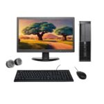 (Refurbished) HP Compaq 19" HD All-in-One Desktop Computer Set (Intel i5 3rd Gen Processor| 8 GB RAM| 500 GB HDD + 128 GB SSD| 19" HD LED Monitor| KB & Mouse| Speakers| WiFi| Windows 10 Pro| MS Office)