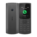 (Refurbished) Nokia 110 4G with Volte HD Calls, Up to 32GB External Memory, FM Radio (Wired & Wireless Dual Mode), Games, Torch | Black