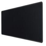 RiaTech 900x400x2mm Extended Gaming Mouse Pad for Laptop/Computer with Stitched Embroidery Edges and Water Resistance Coating Natural Non Slippery Rubber Base Mousepad Desk Mat - Black