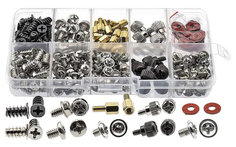 Rpi shop - 320 pcs Assorted Screw Kit For PC Computer Screw, Standoffs, Screws for Hard Drive, Computer Case, Motherboard, Fan Power Graphics