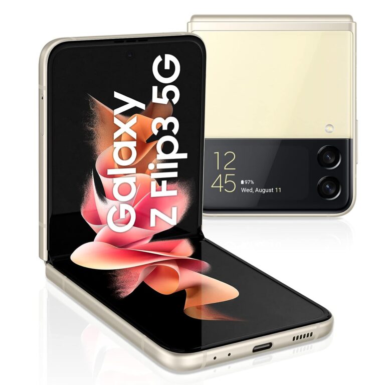 Samsung Galaxy Z Flip3 5G (Cream, 8GB RAM, 128GB Storage) with No Cost EMI