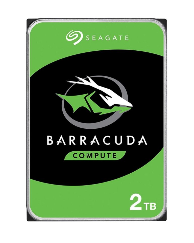 Seagate Barracuda 2 TB Internal Hard Drive HDD 8.89 cm (3.5 Inch) SATA 6 Gb/s 5400 RPM 256 MB Cache for Computer Desktop PC (ST2000DM005)