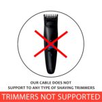 TECH-X 9 Feet 2-pin Universal Replacement AC Power Cord Cable Wire for LED TV, Printer,Laptop PC Notebook Computer, Play Station,Tape Recorder, Camera