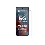Tough Lee Tempered Glass Screen Guard Protector for Motorola Moto G34 (Edge to Edge Coverage) (with Easy Installation Kit) (Black) (Pack of 1)