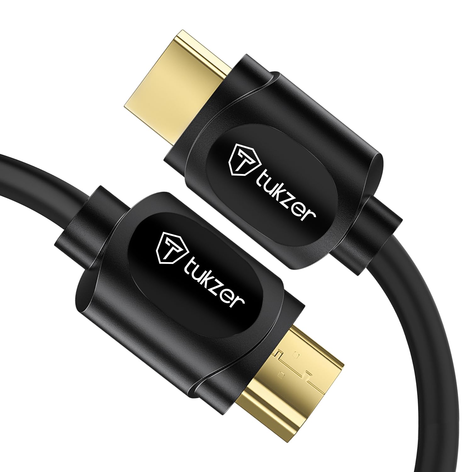 Tukzer 4K HDMI Cable, Support 3D, Ultra HD 4K @60Hz, High-Speed 10.2Gbps Ethernet, Audio Return Channel, Gold-Plated Connector| For UHD TV, Monitor, Computer, Projector, Xbox Gaming Console (6 Feet)