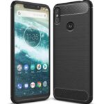 Zapcase Back Cover Case for Motorola One Power | Compatible for Motorola One Power Back Cover Case | 360 Degree Protection | Soft and Flexible (TPU | Matte Black)