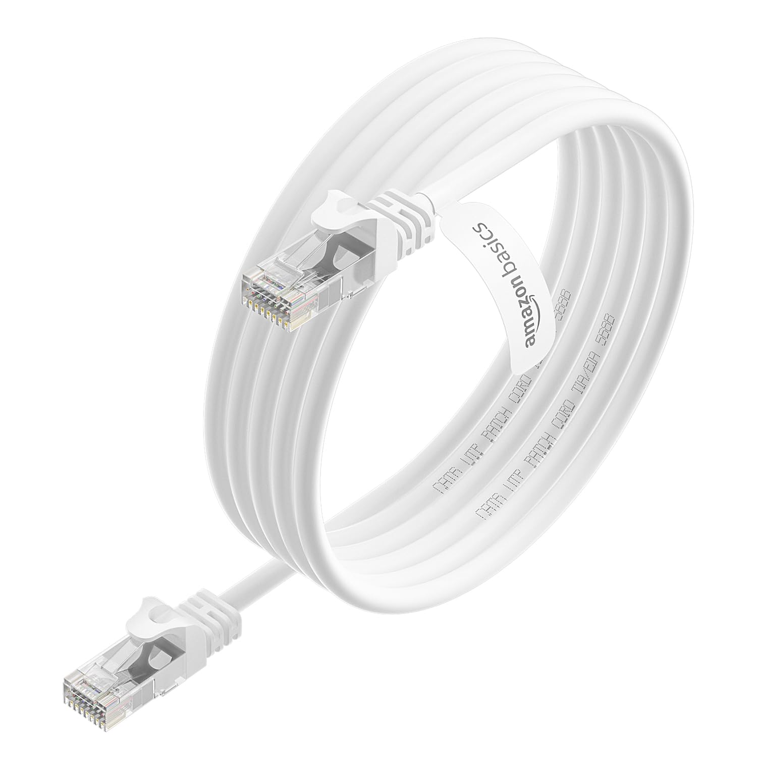 amazon basics RJ45 Cat-6 Ethernet Patch/LAN Cable for Personal Computer -5 Feet