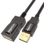 amazon basics Usb 2.0 Extension Cable 2-Pack - A-Male To A-Female For Personal Computer,Printer - 3.3 Feet (1 Meter,Black)