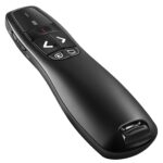 rts 2023-2024 Wireless Presenter Laser Power Point PPT Presenter Slide Changer Controller with USB Receiver for Mac/Computer/Laptop Windows Mac PC Presentation Clicker for Keynote/PPT/Google Slides