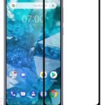 100FIT Tempered Glass For Nokia 7.1 With Full Glue Edge To Edge Coverage And Easy Installation Kit
