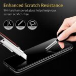 100FIT Tempered Glass For Nokia 7.2, Nokia 6.2 With Full Glue Edge To Edge Coverage And Easy Installation Kit