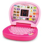 Wembley Kids Computer Toy Baby Laptops for Kids 1 2 3-6 Years Activity Electronics Number & Alphabet Charts for Kids Learning Educational Toy with Sound and Music - BIS Approved (Pink) (Pink)