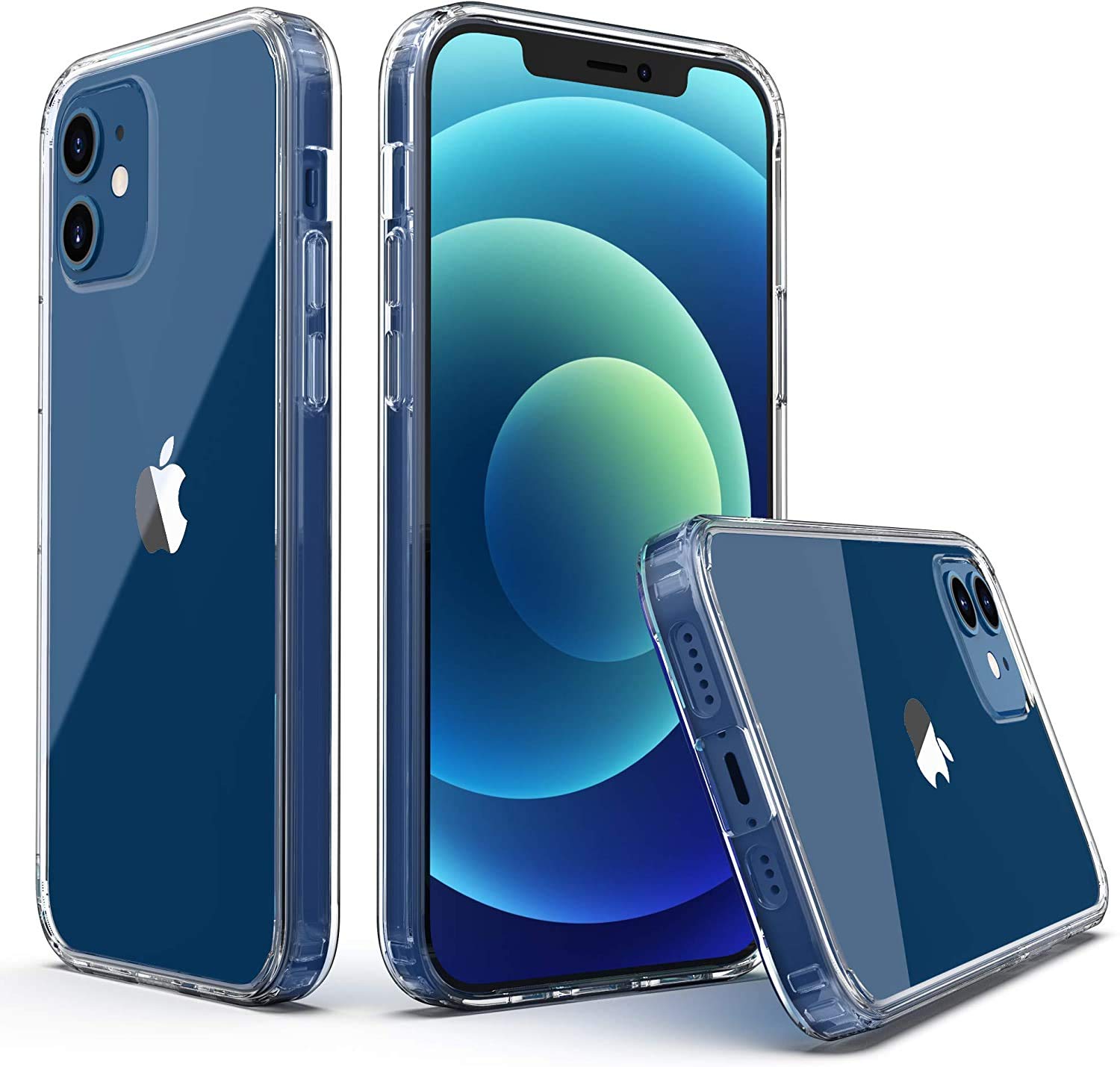 Amozo Ultra Hybrid Camera and Drop Protection Back Case Cover for iPhone 12 / iPhone 12 Pro (Polycarbonate|Transparent)