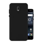 HELLO ZONE Exclusive Matte Finish Soft Back Case Cover for Nokia 3 - Black