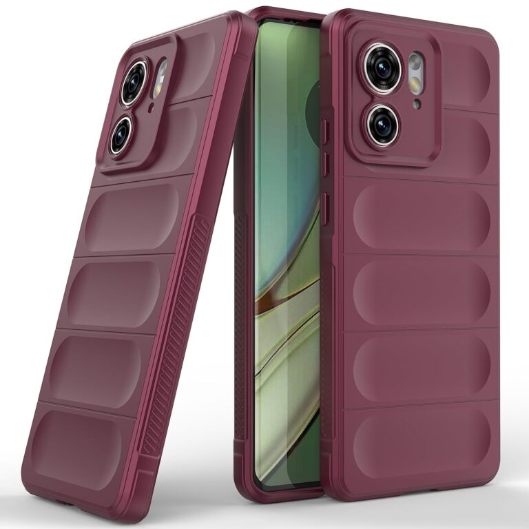 Zapcase Back Case Cover for Motorola Edge 40 5G | Compatible for Motorola Edge 40 5G Back Case Cover | Matte Soft Case | Liquid Silicon Magic Case for Motorola Edge 40 5G with Camera Protection | Plum
