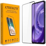 XTRENGTH Advanced HD+ Tempered Glass Screen Protector Designed for Motorola Edge 30 and Vivo X60 (6.55") : Edge-to-Edge Full Screen Coverage with Easy Installation Kit (Scratch-less)