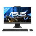 ASUS AiO M3 Series, 27" (68.58 cms) FHD, AMD Ryzen 5 7520U, All-in-One Desktop (16GB/512GB SSD/Windows 11/Office 2021/with Wireless Keyboard & Mouse/Black/8.90 Kg), M3702WFA-BA002WS