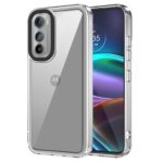 Amazon Basics Back Case Cover for Motorola Edge 30 5G (TPU + PC_Transparent)