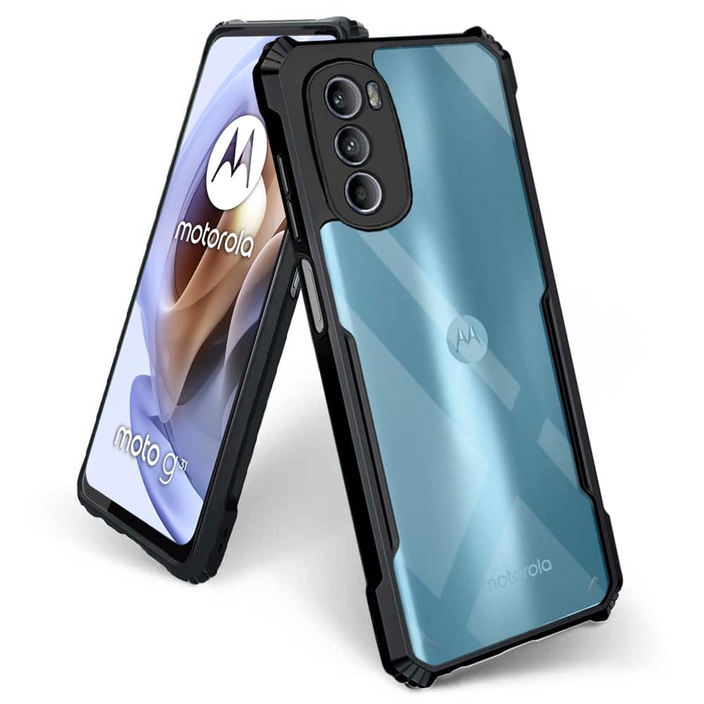 Amazon Brand- Solimo Basic Case for Motorola Moto G31 4G (Thermoplastic Polyurethane_Black)