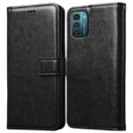 Amazon Brand- Solimo Flip for Nokia G21 (Leather_Black)