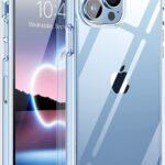 Amozo Ultra Hybrid Camera and Drop Protection Back Cover Case for iPhone 13 Pro (TPU + Polycarbonate | Crystal Transparent)