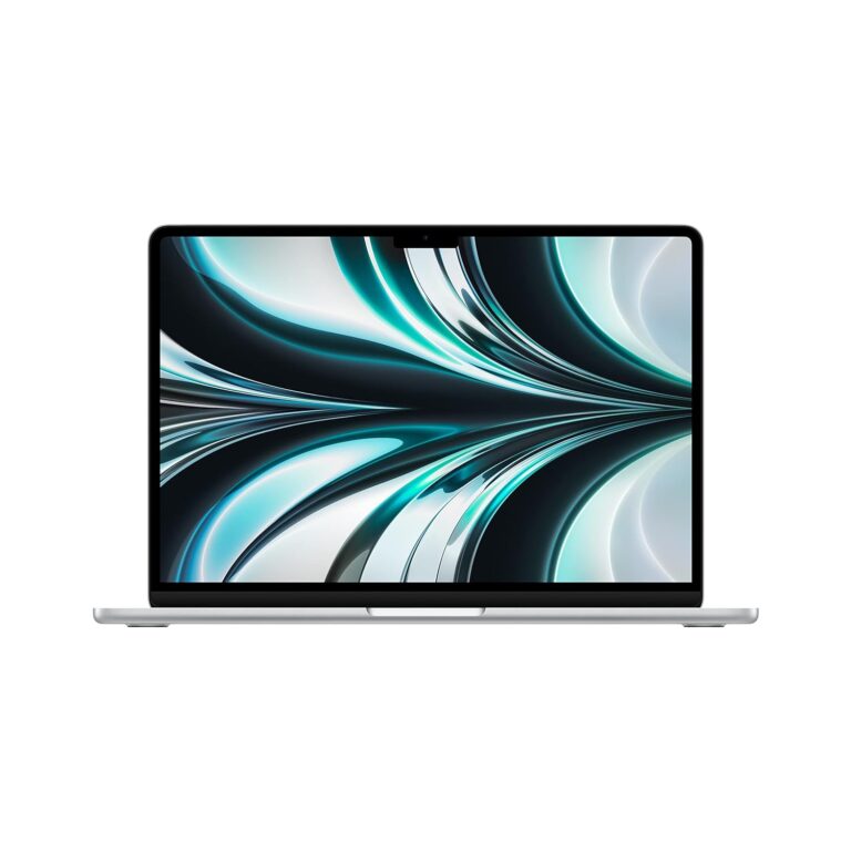 Apple 2022 MacBook Air laptop with M2 chip: 34.46 cm (13.6-inch) Liquid Retina display, 8GB RAM, 512GB SSD storage, backlit keyboard, 1080p FaceTime HD camera. Works with iPhone/iPad; Silver
