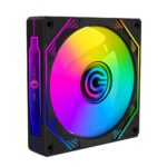 CIRCLE CG Infinity X3 ARGB Case Fan - 120mm High Performance | Computer Case Fan | ARGB Lighting Controlled Via Motherboard | Infinity Mirror Design| PWM Control, 1600 RPM, 66 CFM Airflow-Black