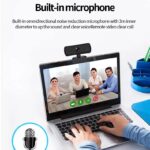 CLEGO 2K Webcam with Privacy Cover - Noise Reduction, Plug & Play, Inbuilt Mic - for Video Conferencing, Streaming, and Online Meetings & YouTube Web Camera Compatible with PC, Laptop, Desktop
