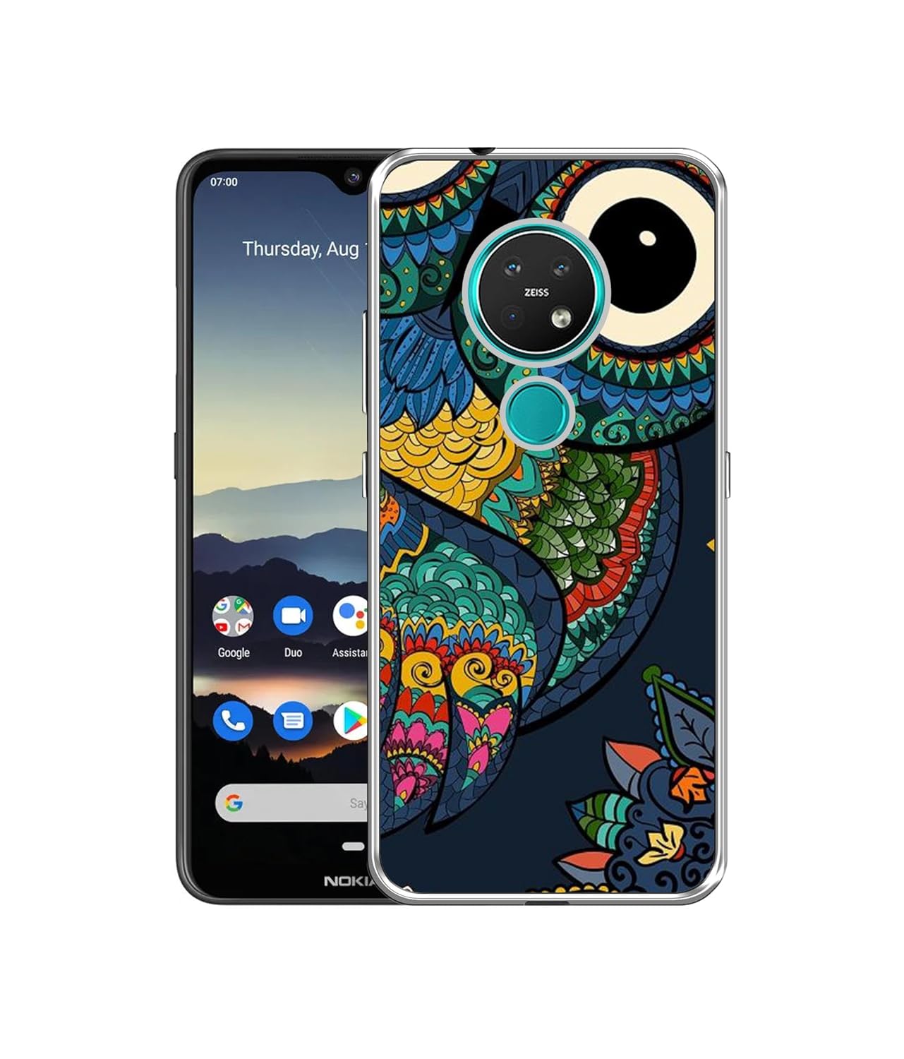 Casotec Basic Case for Nokia 7.2 (Silicone_Multicolor)